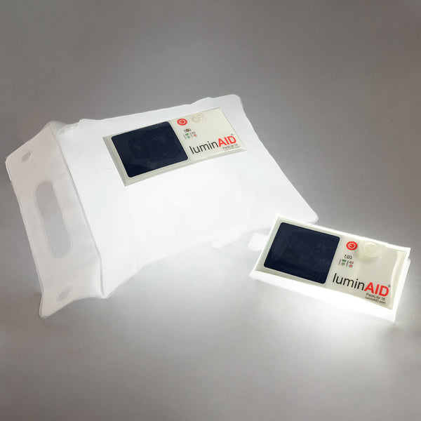  LuminAID Lanterns Sampler, Solar Inflatable Lanterns, Great  for Camping, Hurricane Emergency Kits and Travel