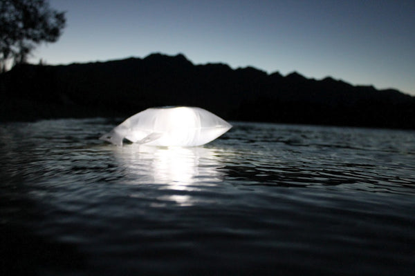 LuminAID PackLite 16 Inflatable Solar Powered Light Lantern Waterproof (2  Pack)