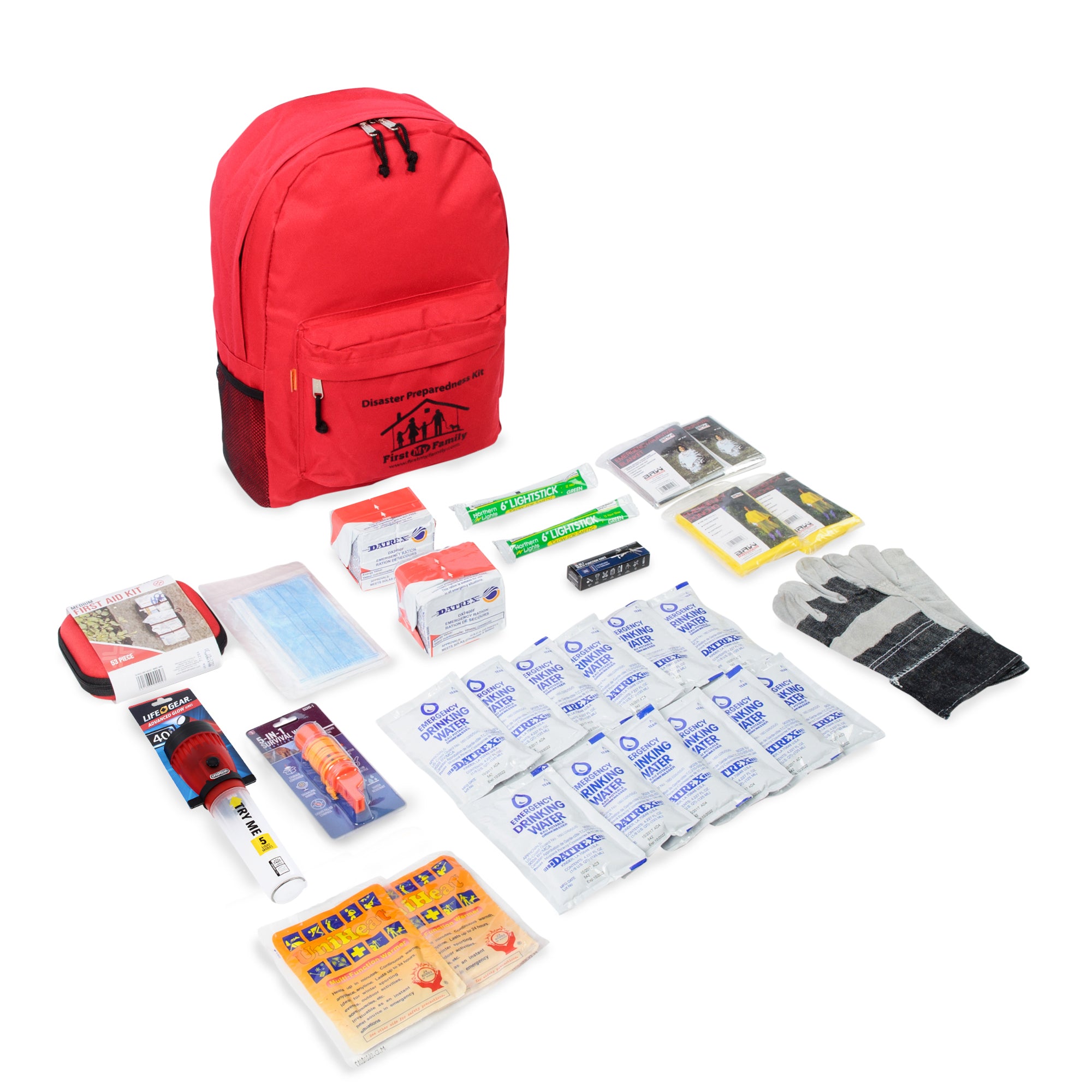 2 Person Survival Kit - Disaster Preparedness Kit  First My Family - First  My Family - A Disaster Preparedness Company